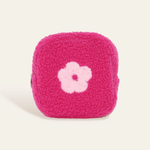 Square Teddy Pouch - Pink Flower, Shopsweetluluss