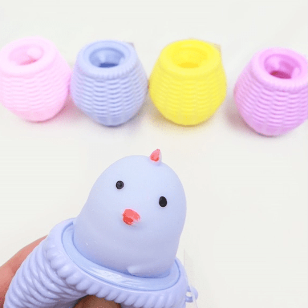 Squeeze Chick Basket Toy - 4 Style Options, Shopsweetluluss