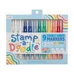 Stamp-A-Doodle Double-Ended Markers - Set of 12, Shopsweetluluss