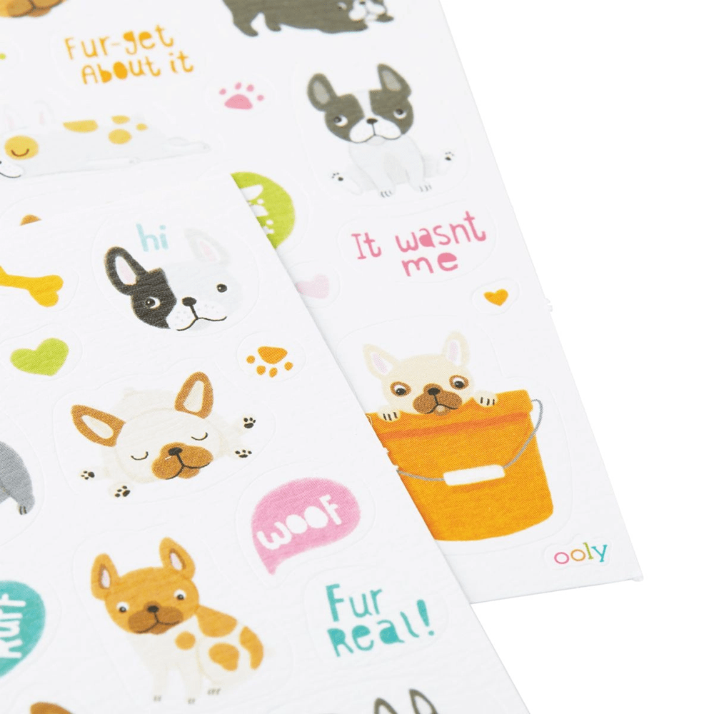 Stickiville Frenchies Sticker Set, Shopsweetluluss