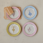 6" Stoneware Ornament Plate - 4 Color Options, Shopsweetluluss