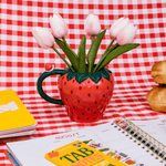 Strawberry Ceramic Mug, Shopsweetluluss