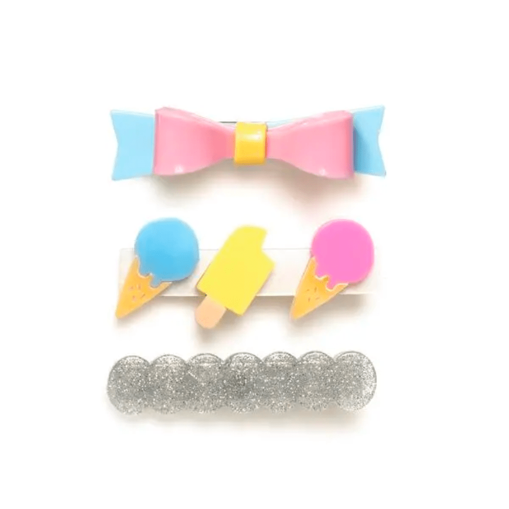 Summer Treats Alligator Clips - Set of 3 - Shopsweetluluss