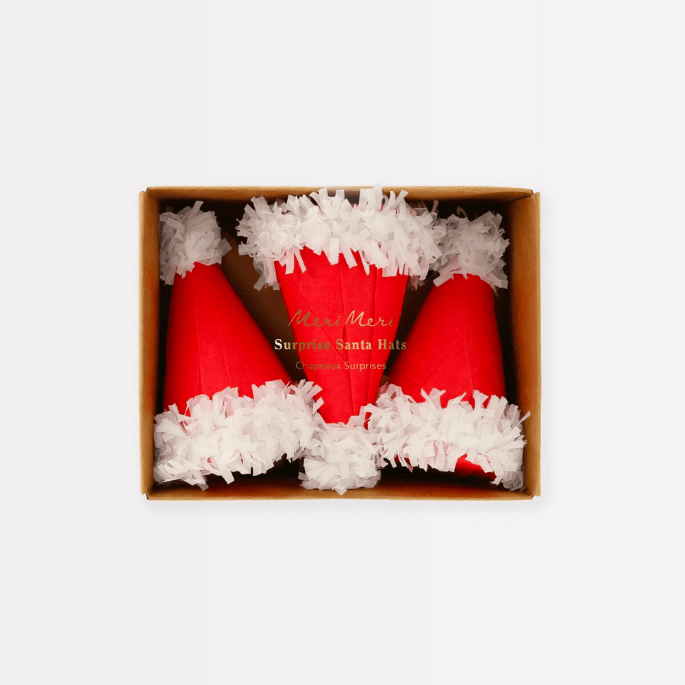 Meri Meri Surprise Santa Hats, Shopsweetluluss