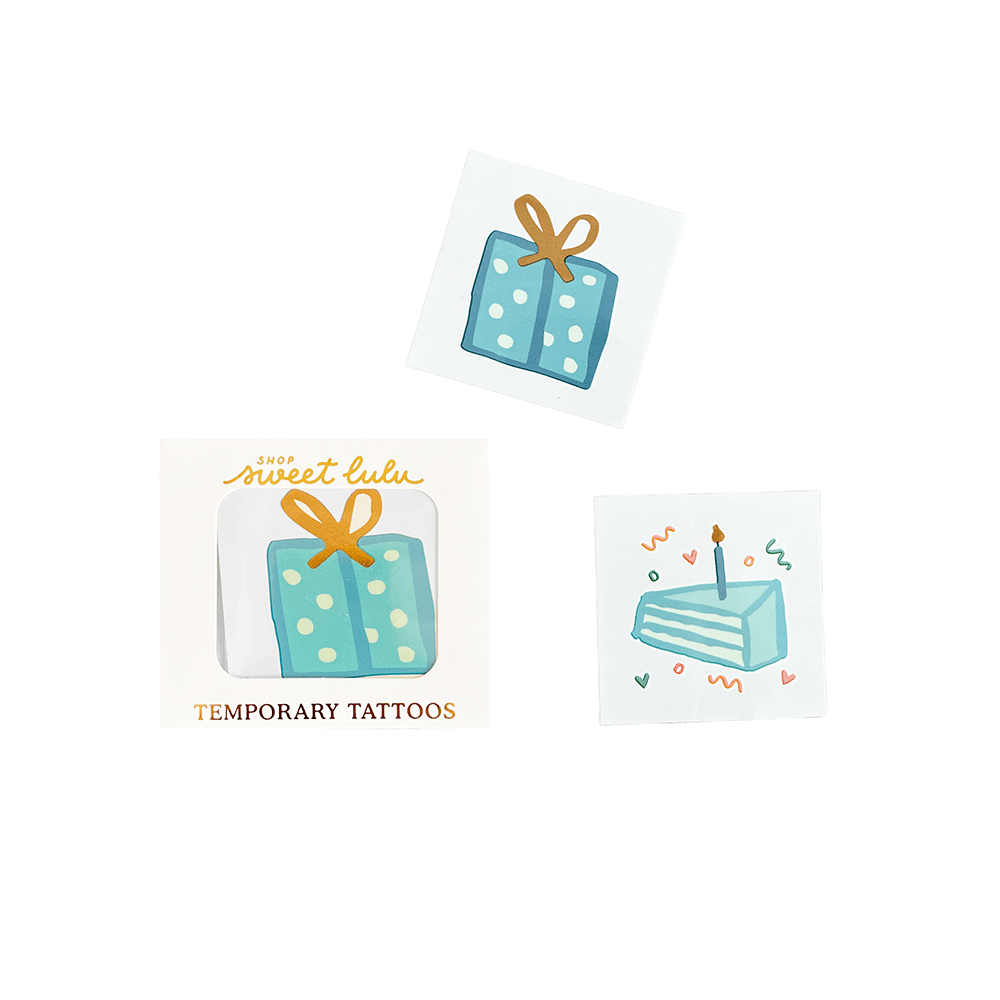 Sweet Celebrations Temporary Tattoos, Shopsweetluluss