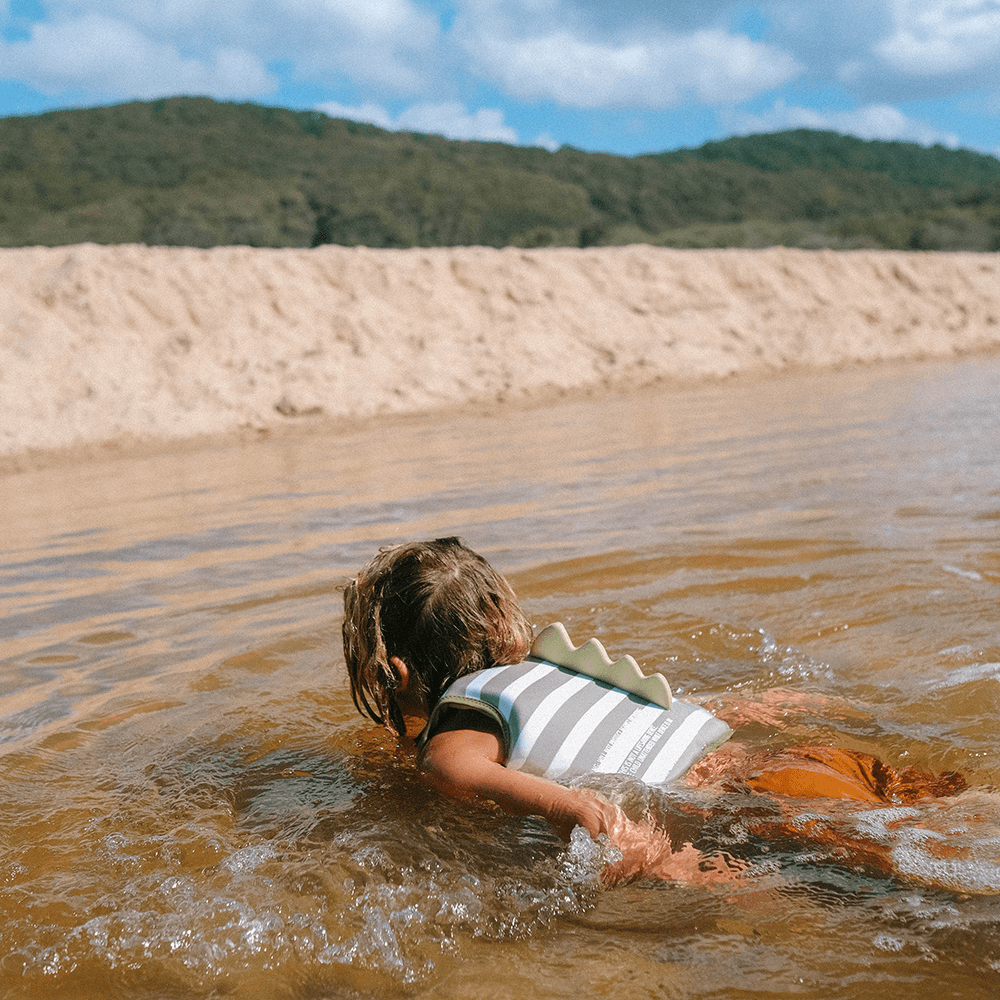 Swim Vest, Into the Wild Khaki - 2-3 Years Old, Shopsweetluluss