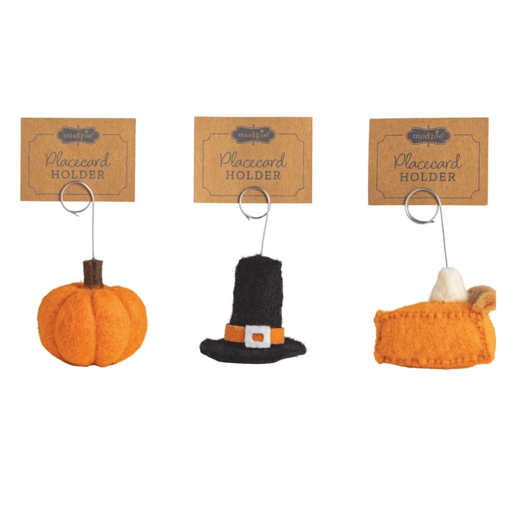 Thanksgiving Felt Placecard Holders - 3 Style Options, Shopsweetluluss