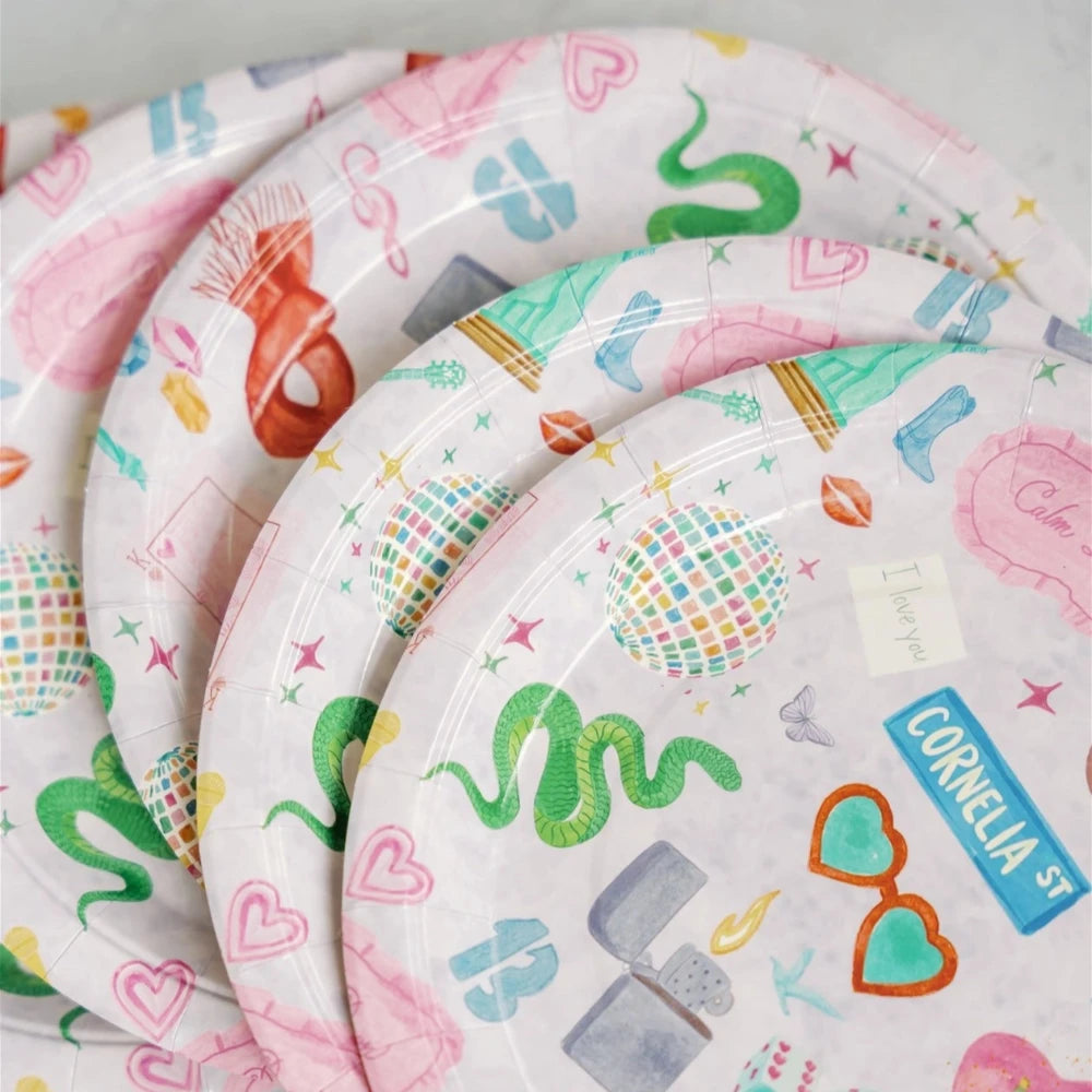 Taylor Swift Plates, Shopsweetluluss