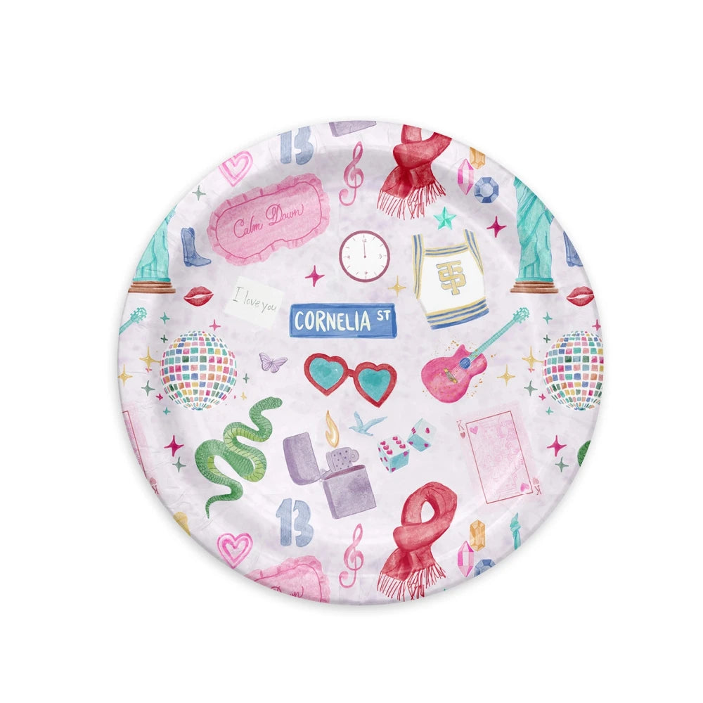 Taylor Swift Plates, Shopsweetluluss