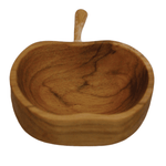 Teak Apple Bowl, Shopsweetluluss