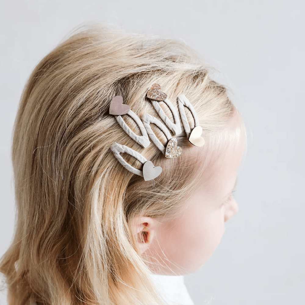 Teeny Heart Mini Clip Set, Shopsweetluluss