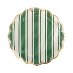Tennis Striped Paper Plates, Shopsweetluluss