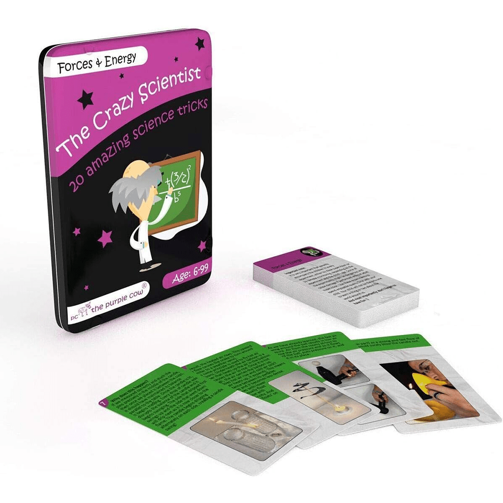 The Crazy Scientist - Forces & Energy Activity Cards, Shopsweetluluss
