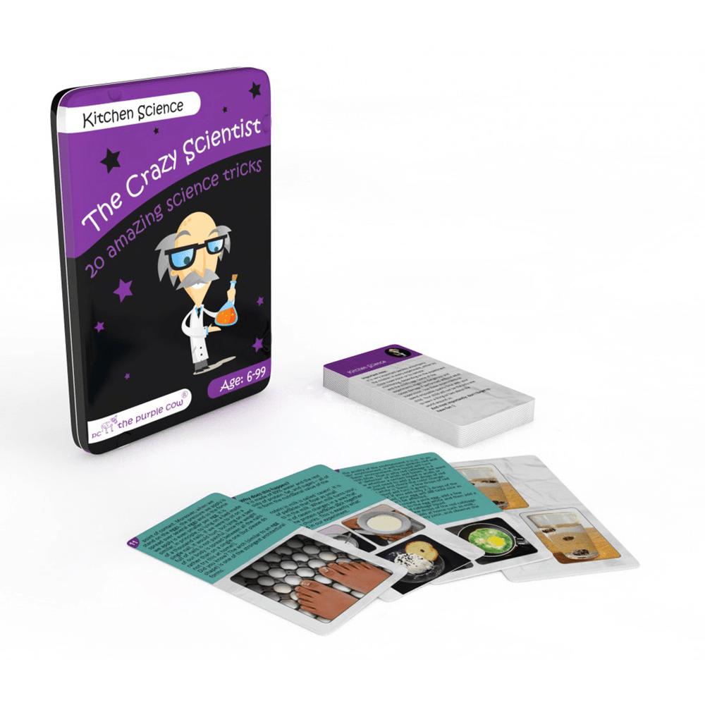 The Crazy Scientist - Kitchen Science Activity Cards, Shopsweetluluss