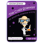 The Crazy Scientist - Kitchen Science Activity Cards, Shopsweetluluss