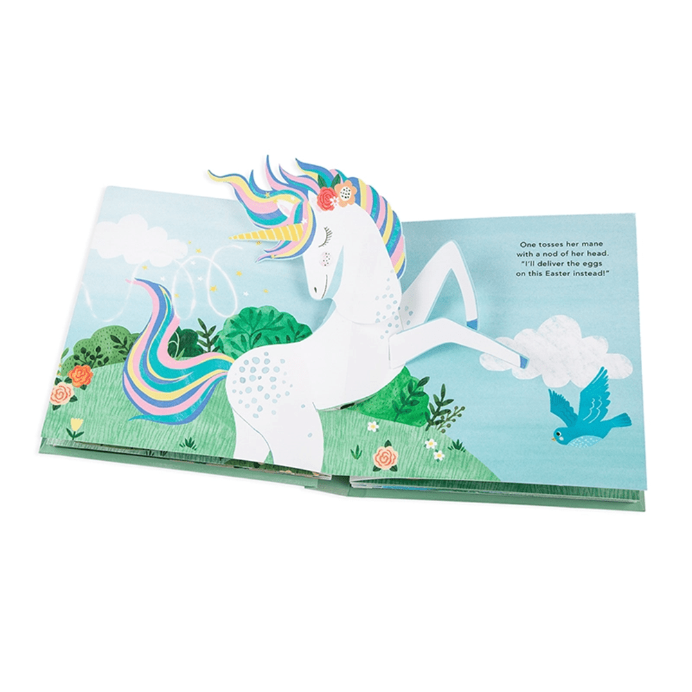 The Easter Unicorn: A Magical Pop-up Book, Shopsweetluluss