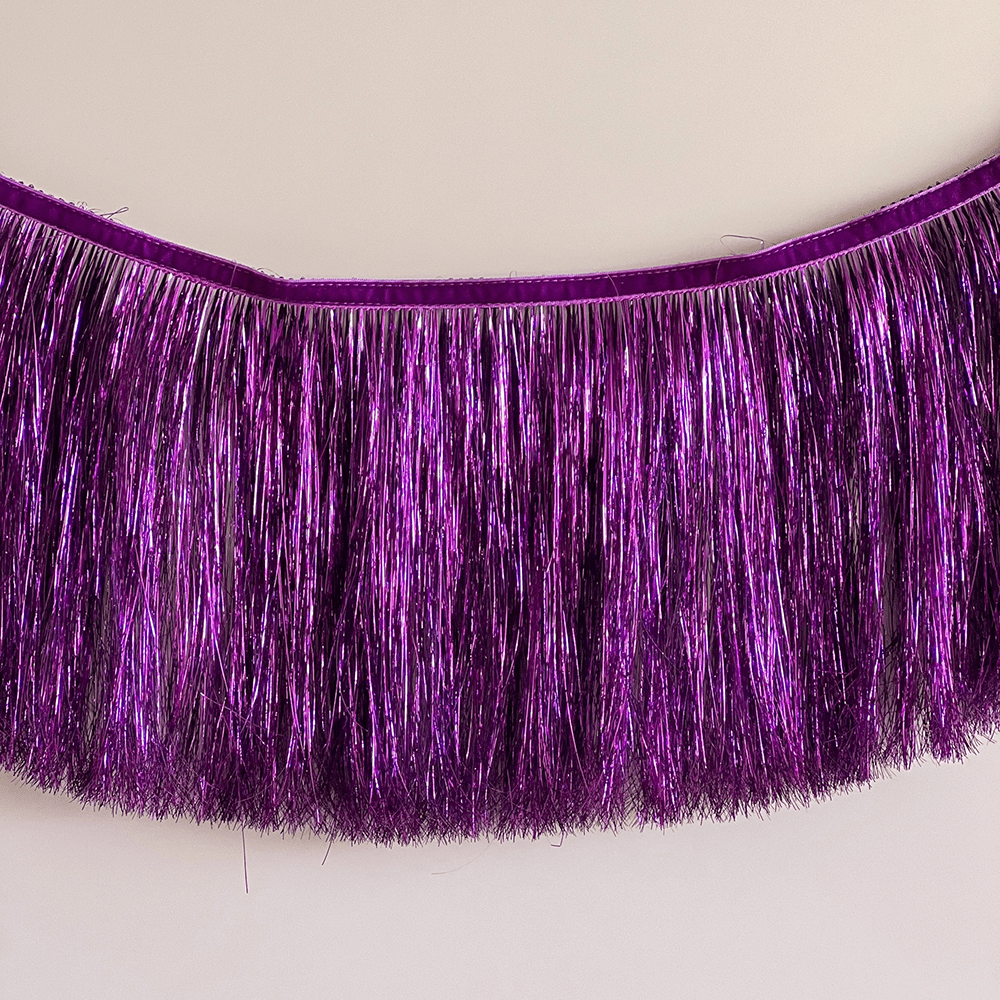 Tinsel Fringe Garland - Purple, Shopsweetluluss