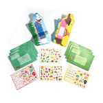 Tiny Tadas! Note Cards and Sticker Set - Playful Pups, Shopsweetluluss