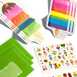 Tiny Tadas! Note Cards and Sticker Set - Sweet Treats, Shopsweetluluss