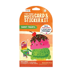 Tiny Tadas! Note Cards and Sticker Set - Sweet Treats, Shopsweetluluss