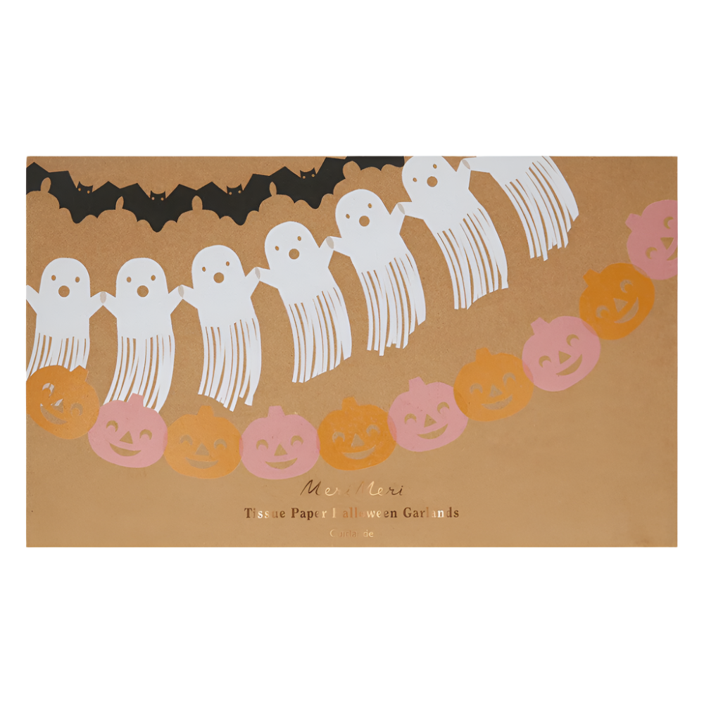 Meri Meri Tissue Paper Halloween Garlands, Shopsweetluluss