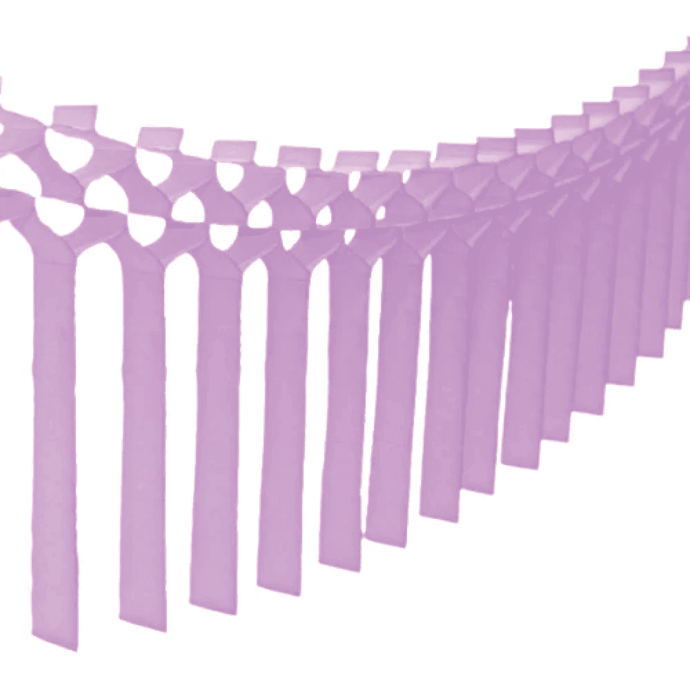 Tissue Streamer Garland - Lavender, Shopsweetluluss