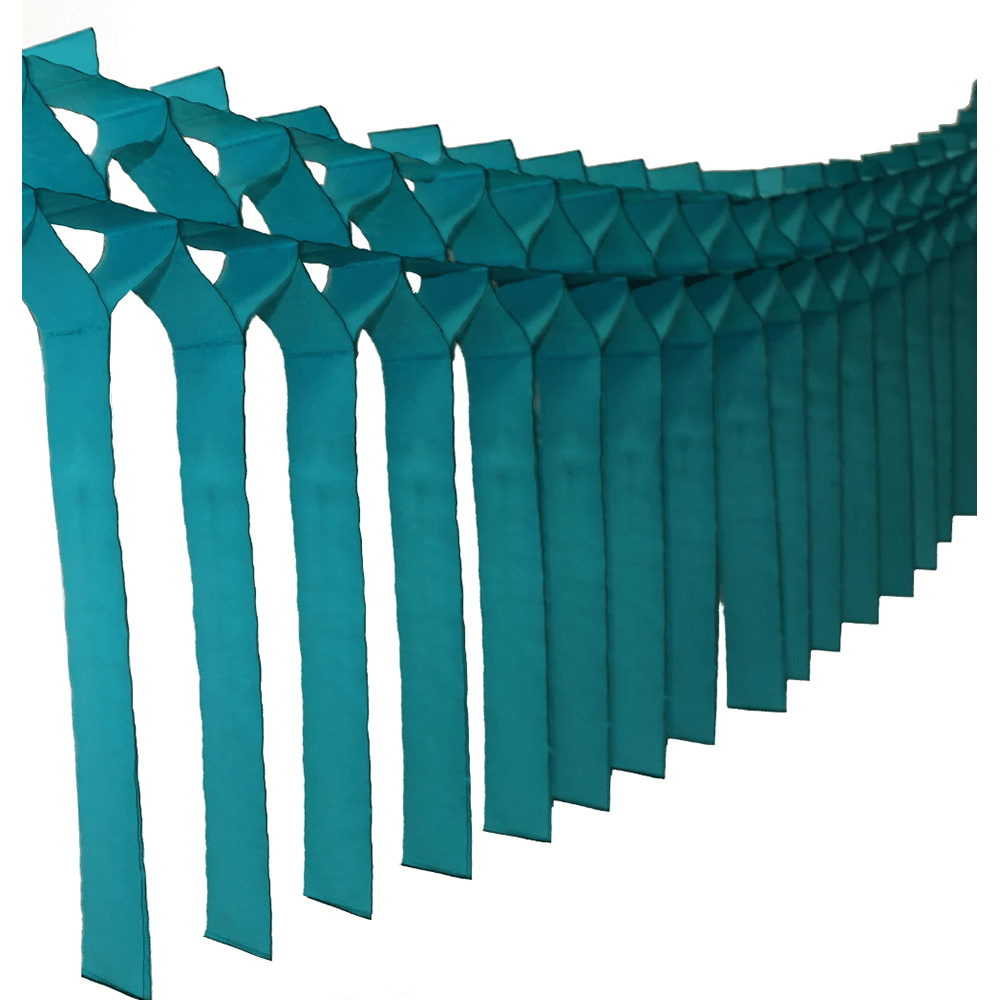 Tissue Streamer Garland - Teal, Shopsweetluluss