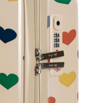 Travel Suitcase - Rainbow Hearts, Shopsweetluluss