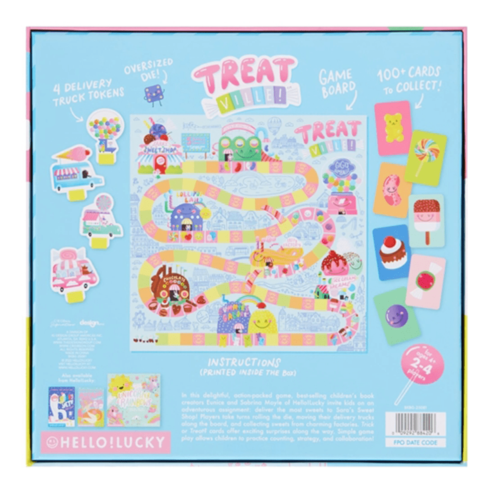 Treatville Board Game, Shopsweetluluss
