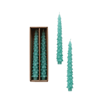 Tree Shaped Taper Candles - Aqua, Shopsweetluluss