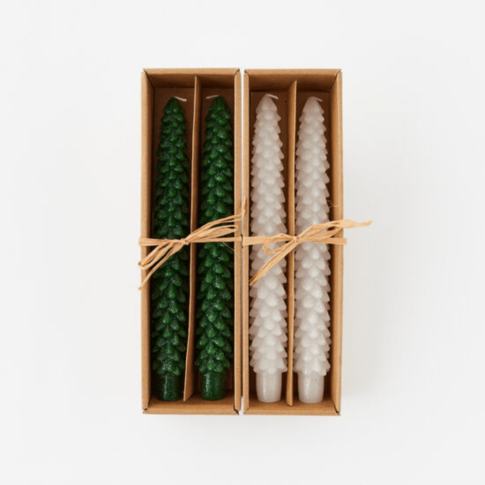 Tree Taper Candle Set - 2 Color Options, Shopsweetluluss