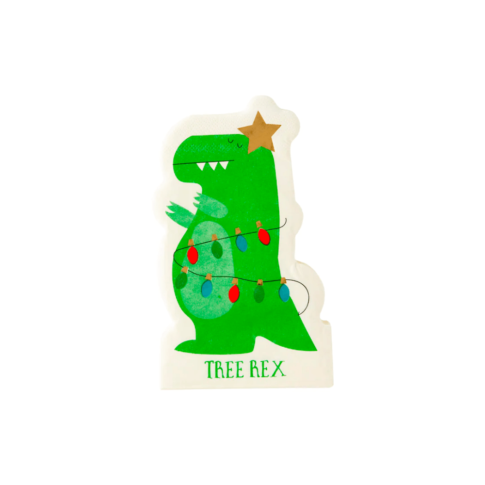 Tree Rex Die-Cut Guest Napkin - Shopsweetluluss