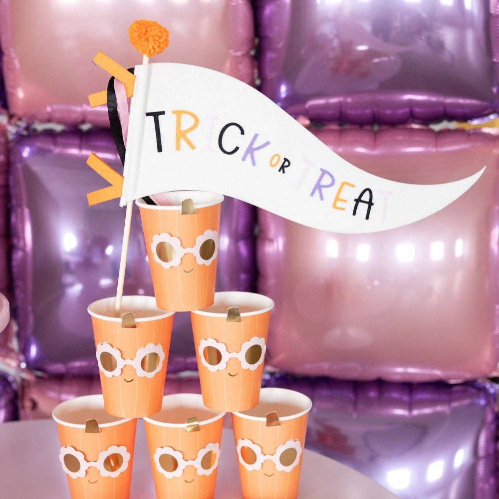 Trick or Treat Felt Pennant, Shopsweetluluss