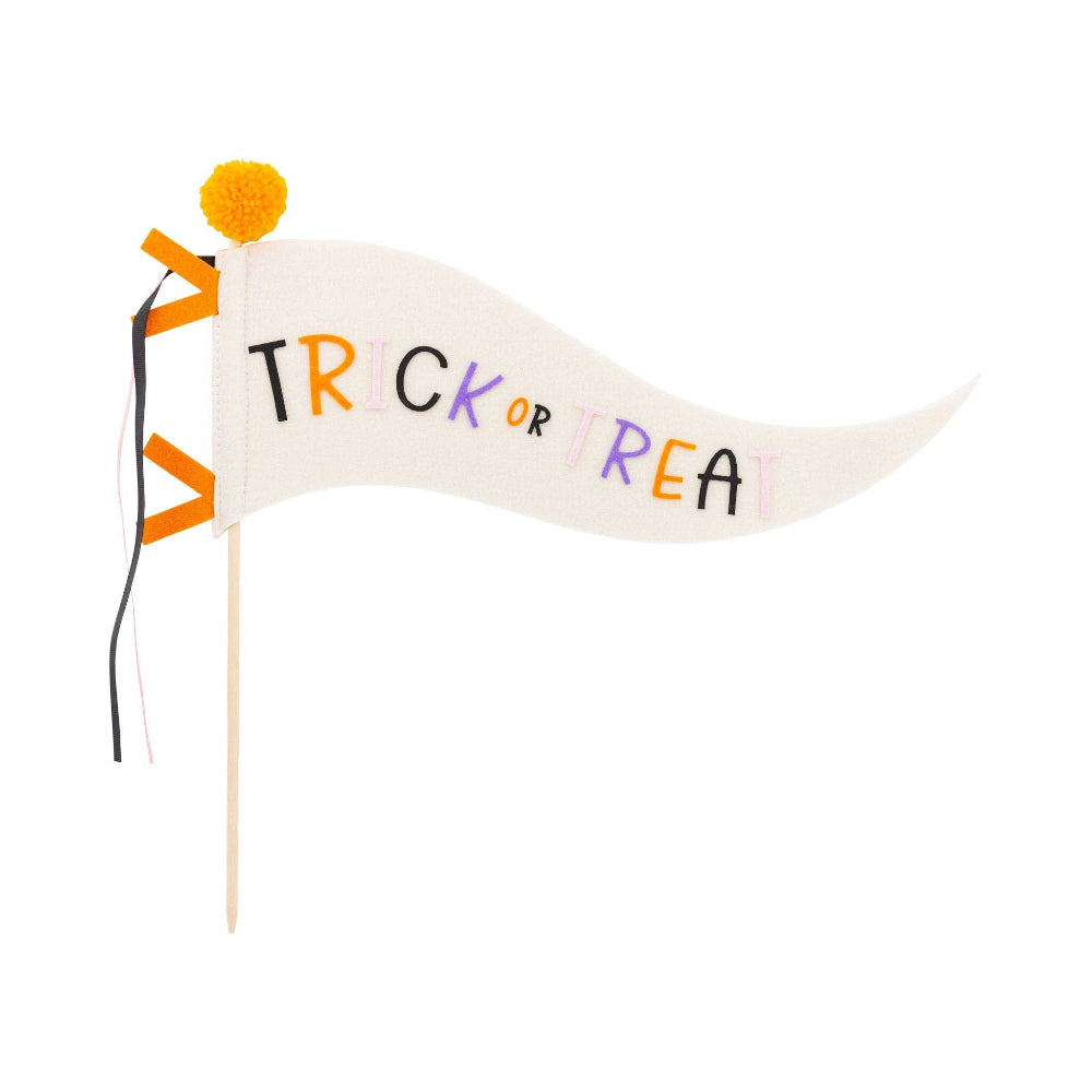 Trick or Treat Felt Pennant, Shopsweetluluss