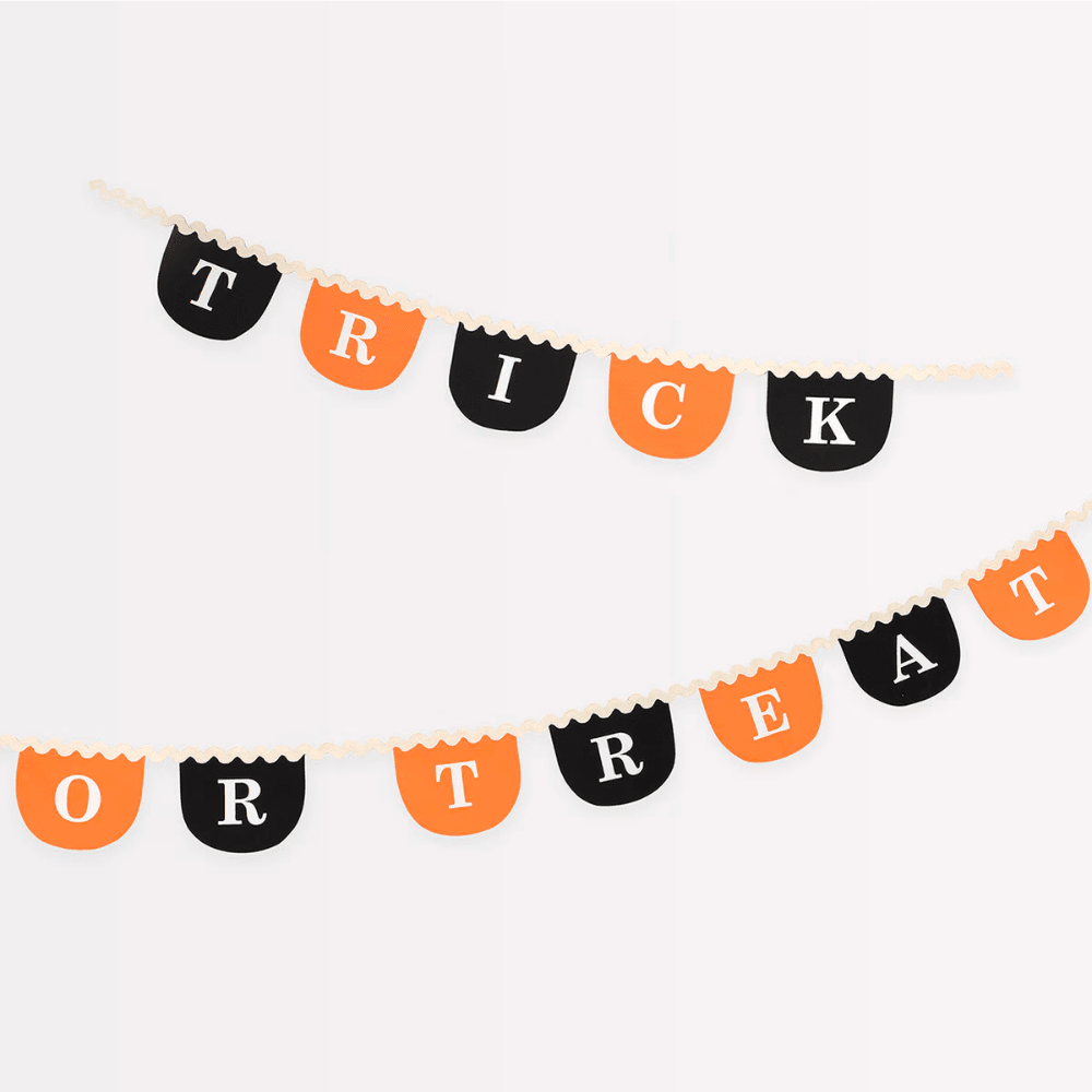 Meri Meri Trick Or Treat Fabric Garland, Shopsweetluluss