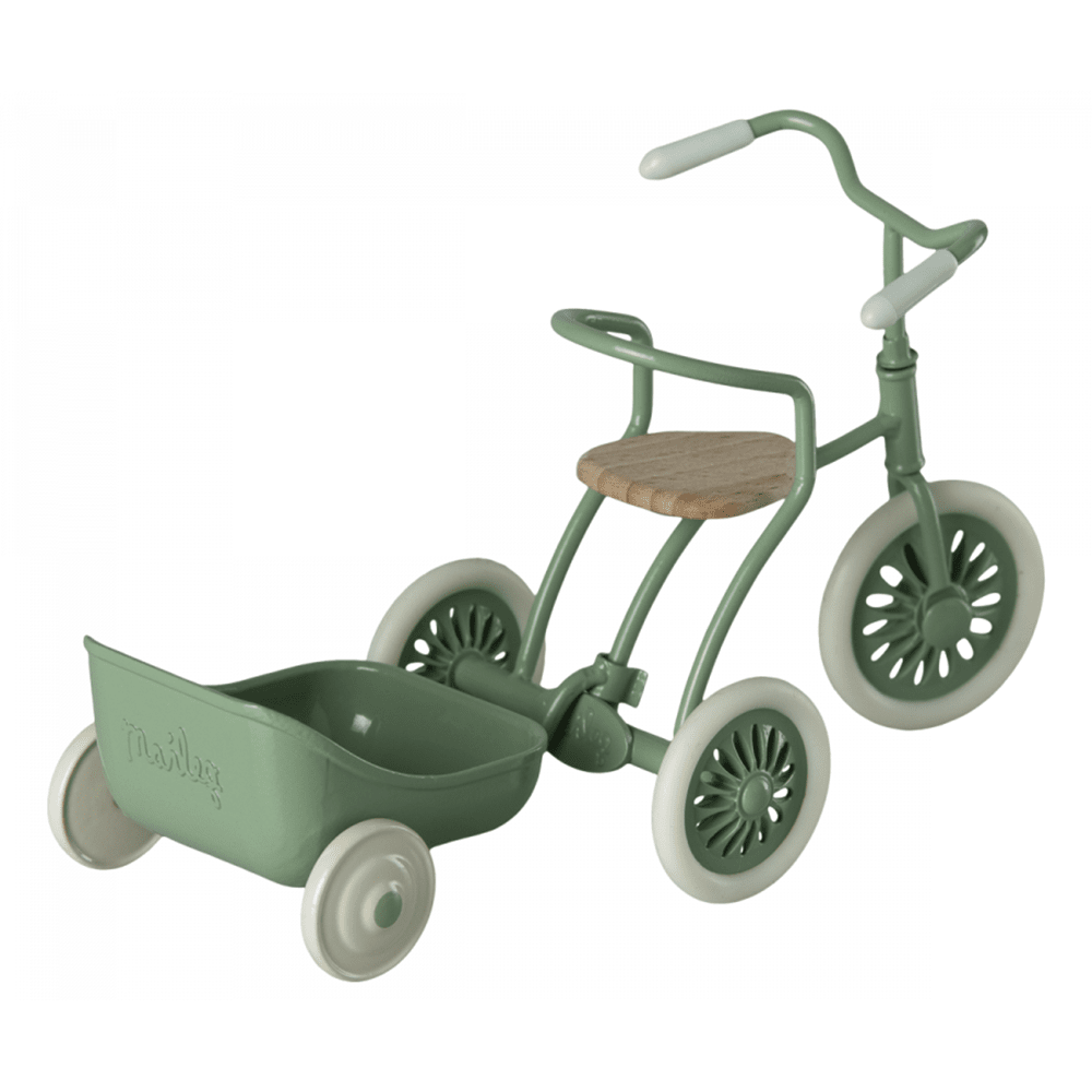 Tricycle & Hanger Set for Maileg Mice - Green, Shopsweetluluss