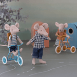 Tricycle Mouse w/ Bag - Big Brother, Shopsweetluluss