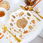 Thanksgiving Icons Dinner Plates, Shopsweetluluss