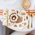 Thanksgiving Icons Dinner Plates, Shopsweetluluss