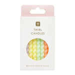 Twisted Pastel Birthday Candles, 8pk, Shopsweetluluss