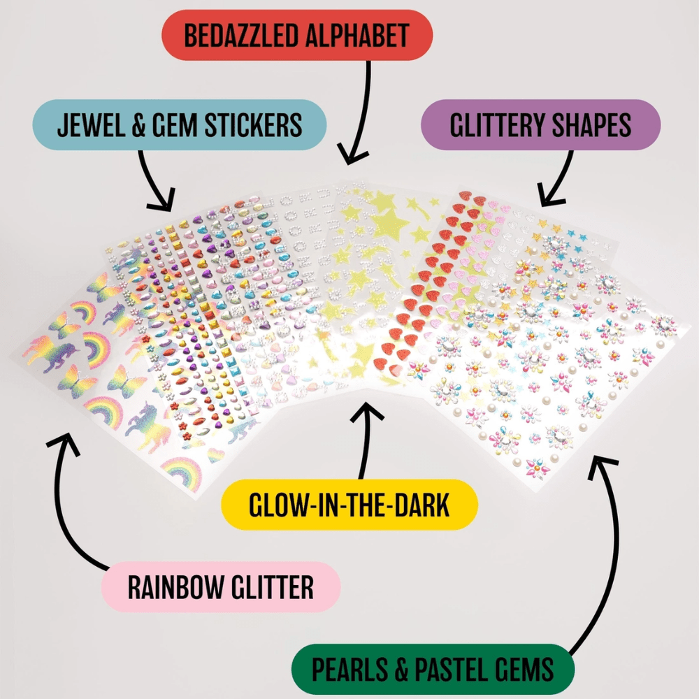 Ultimate Gem Sticker Book, Shopsweetluluss