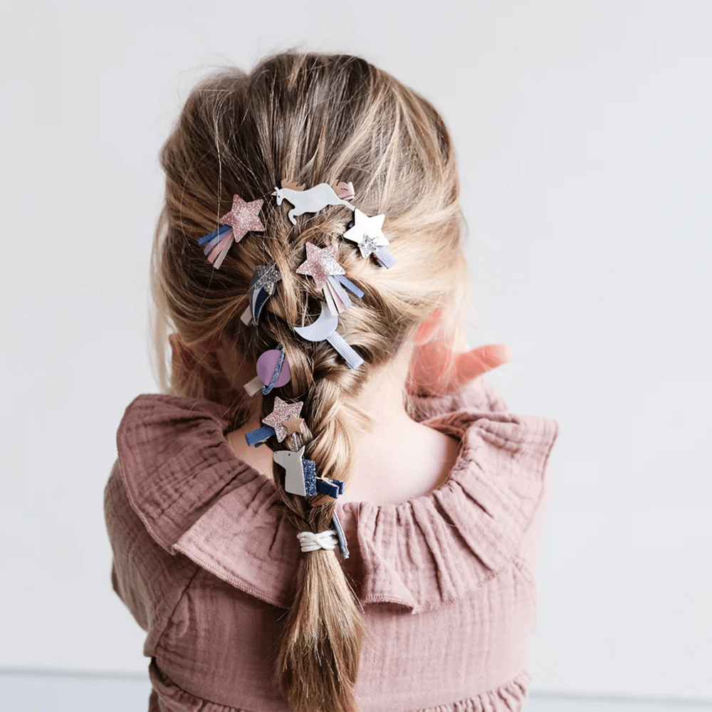Unicorn Mini Hair Clip Set, Shopsweetluluss