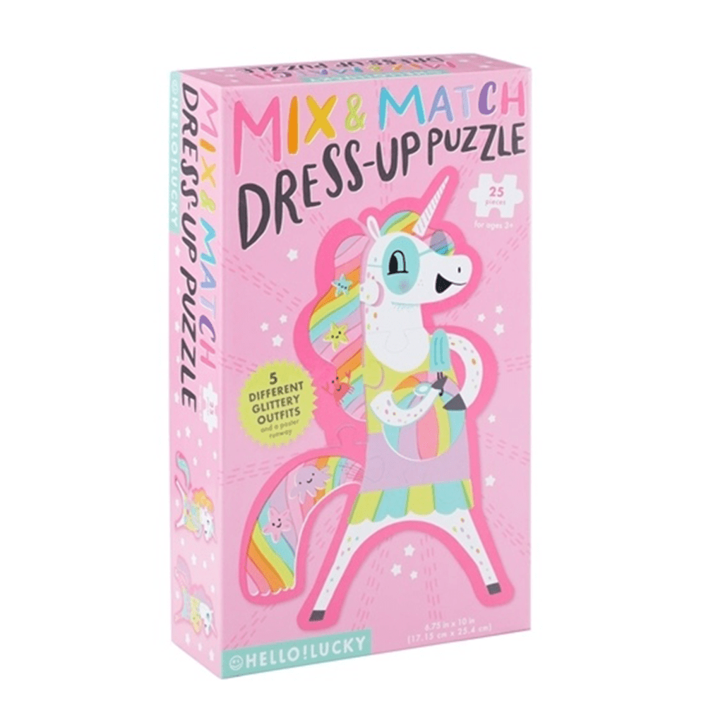 Unicorn Mix & Match Dress Up Puzzles, Shopsweetluluss