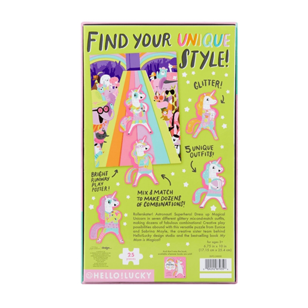 Unicorn Mix & Match Dress Up Puzzles, Shopsweetluluss
