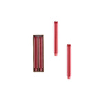 
Unscented Present Shaped Taper Candles - 2 Size Options, Shopsweetluluss