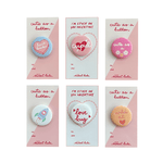 Cute as a Button Valentine's Day Card Set, Shopsweetluluss