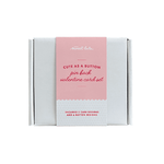 Cute as a Button Valentine's Day Card Set, Shopsweetluluss