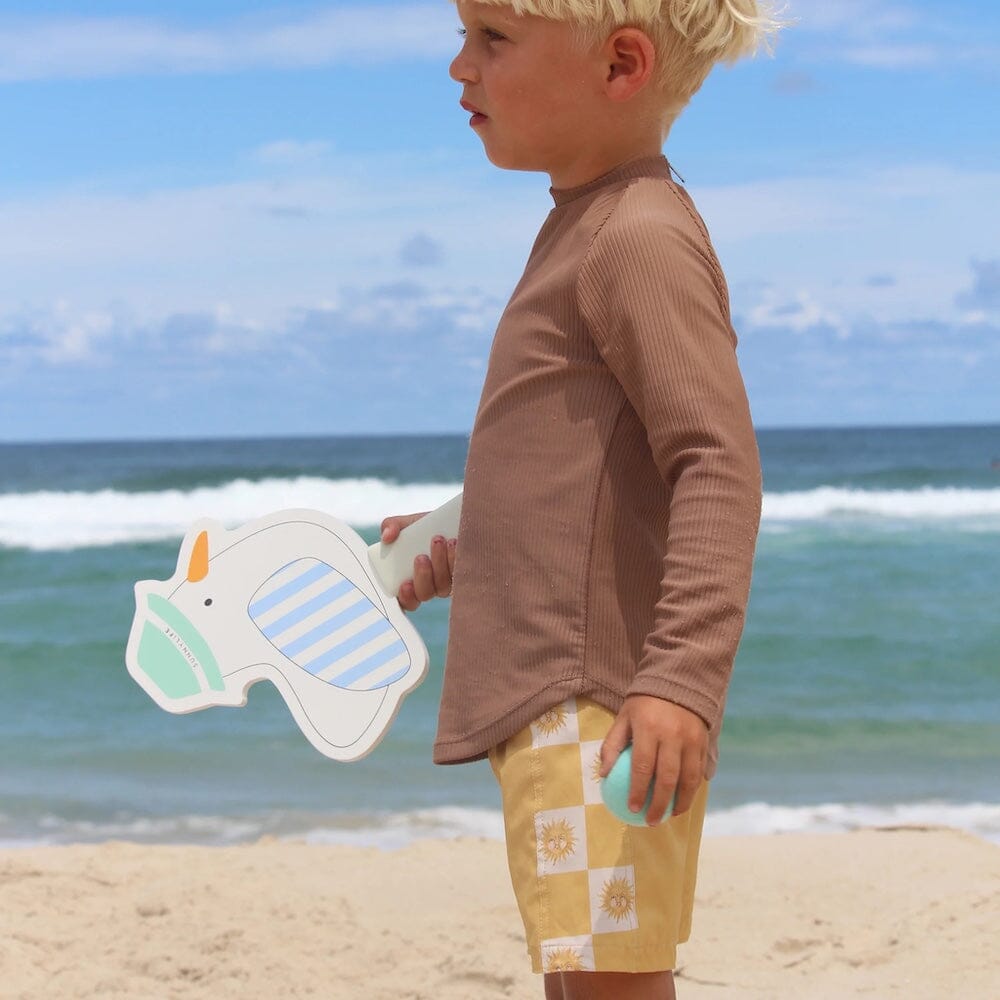 Kids Velcro Beach Bats - Sid the Seagull, Shopsweetluluss