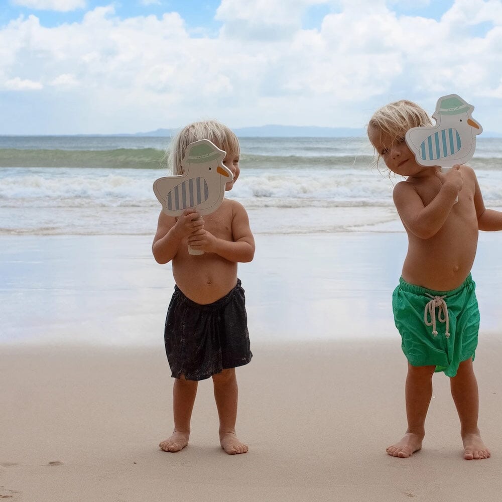 Kids Velcro Beach Bats - Sid the Seagull, Shopsweetluluss