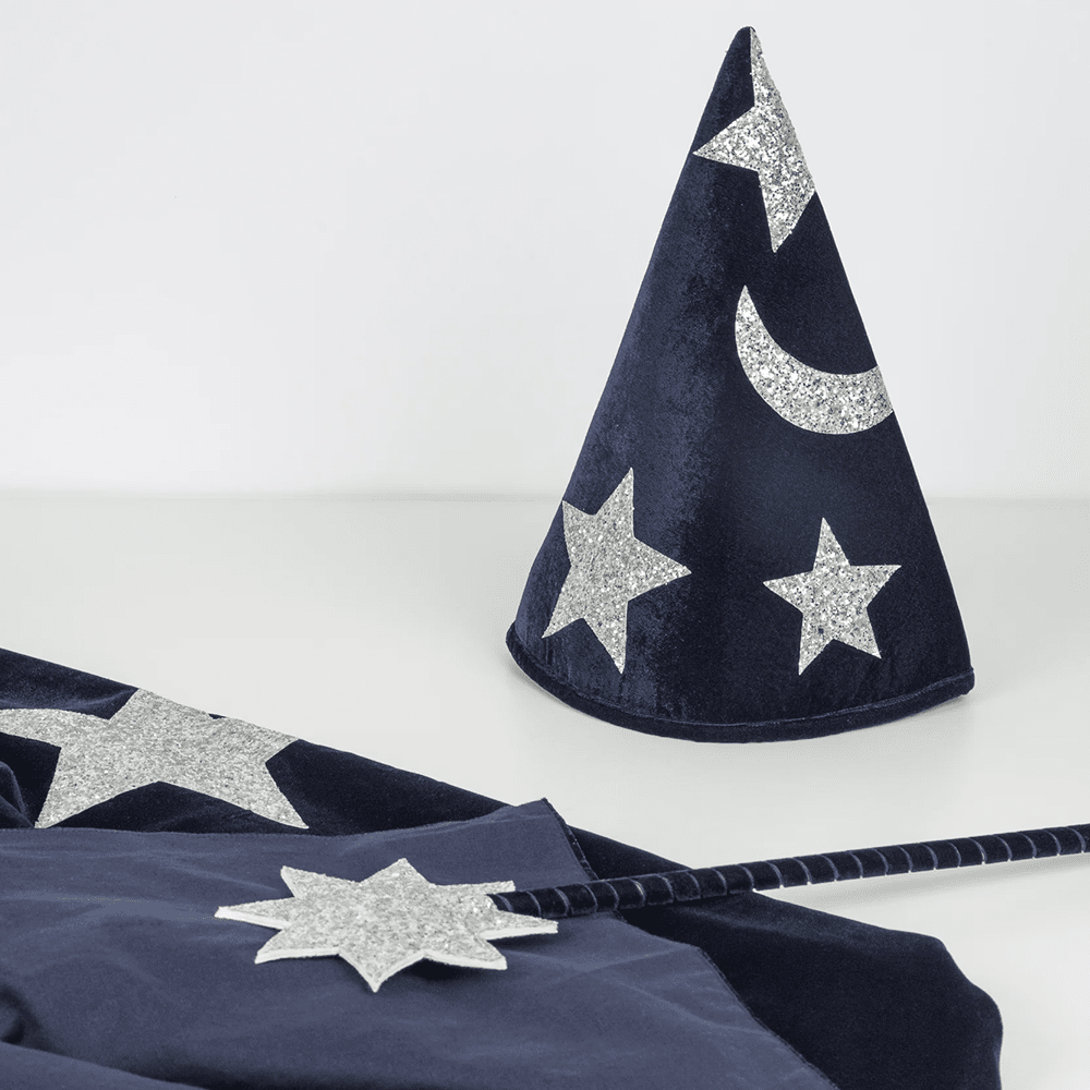 Velvet Wizard Costume - Blue, Shopsweetluluss